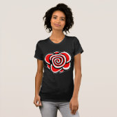 T-shirt Dessin rose - Customisé (Devant entier)