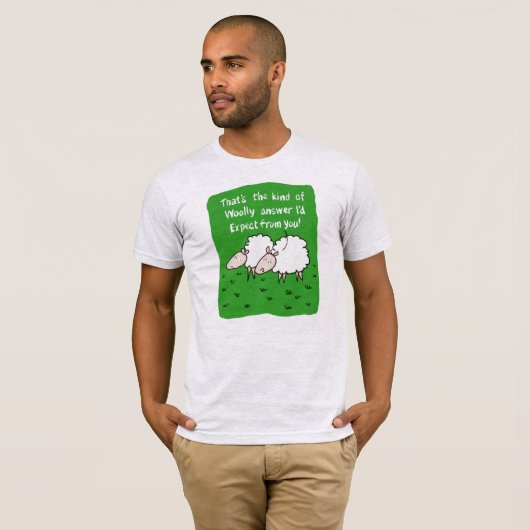 T-shirt Dessin sur la conception des moutons (Devant entier)