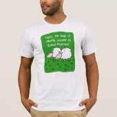 T-shirt Dessin sur la conception des moutons (Devant)