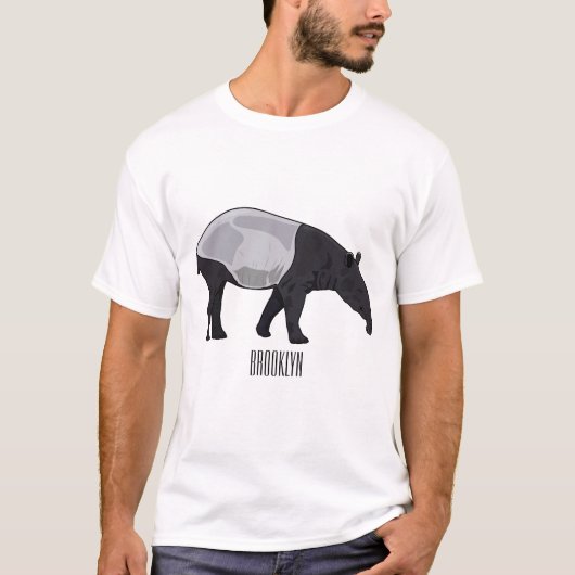 T-shirt Dessin sur Tapir (Devant)