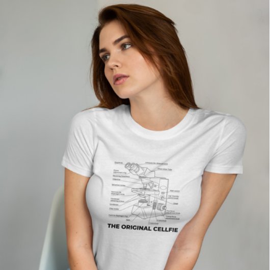 T-shirt Dessin technique au microscope