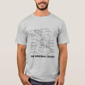 T-shirt Dessin technique au microscope (Devant)