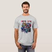 T-shirt Dessin urbain (Devant entier)