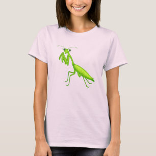 T-shirt Dessin vert de prière Mantis Unisex Adulte Vêtemen