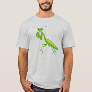 T-shirt Dessin vert de prière Mantis Unisex Adulte Vêtemen