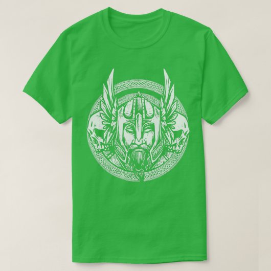 T-shirt Dessin Visage Viking (Design devant)