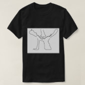 T-shirt Dessin xQc Cat long (Design devant)