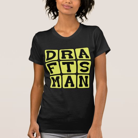 T-shirt Dessinateur, créateur de plans techniques (Devant)
