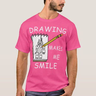 T-shirt Dessinateur de citation drôle de dessin