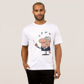 T-shirt Dessinateur de dessins animés Mens Active Tee (Devant entier)