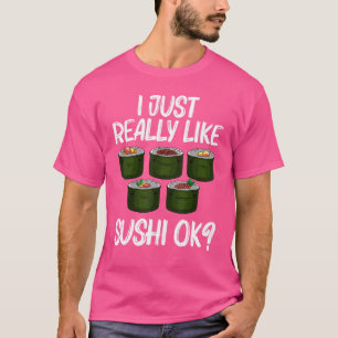T-shirt Dessins De Sushi Pour Hommes Femmes Nourriture Jap