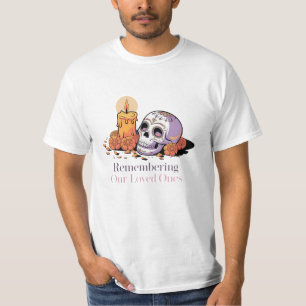 T-shirt Dessins Dia de los Muertos vibrants et colorés