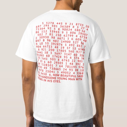 T-shirt Dessins Guy De Cointet (Dos)