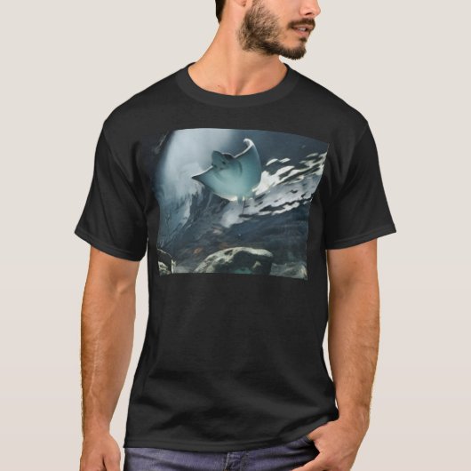 T-shirt Dessous artistique frais de pastenague (Devant)