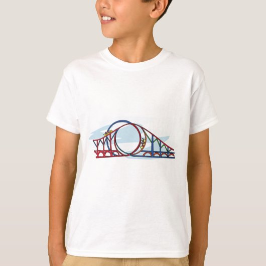 T-shirt Dessous de verre à rouleaux (Devant)