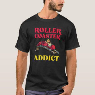 T-shirt Dessous de verre à rouleaux Addict joli Dessous de