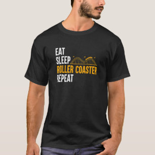 T-shirt Dessous de verre à rouleaux de veille à manger Rép