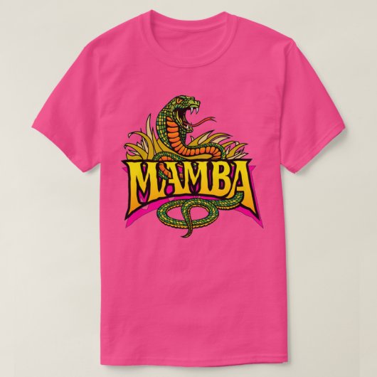 T-shirt Dessous de verre à rouleaux Mamba (Design devant)