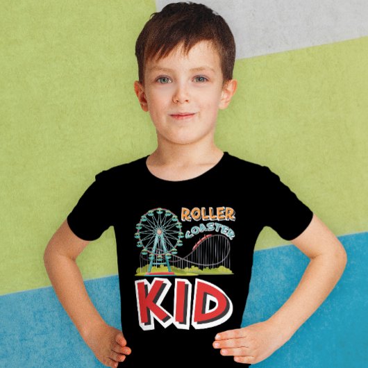 T-shirt Dessous de verre à rouleaux pour enfants