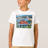 T-shirt Dessous de verre à roulettes Jack Rabbit (Devant)