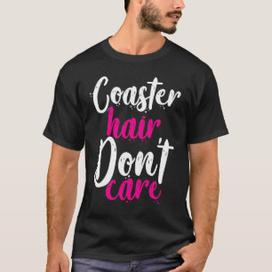 T-shirt Dessous de verre cheveux ne s'en fiche pas
