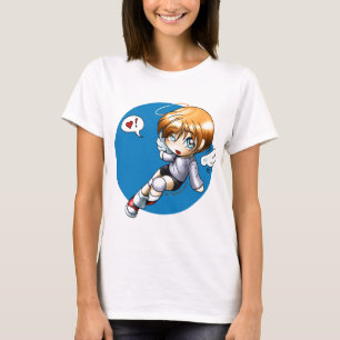 T-shirt Dessus d'ange de Chibi