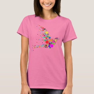 T-shirt Dessus de cercle de Flowy des femmes