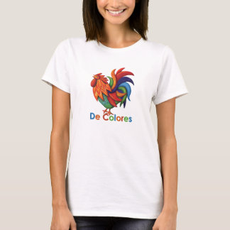 T-shirt Dessus de cercle de Flowy des femmes de De Colores