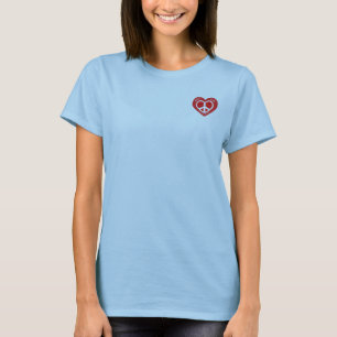 T-shirt Dessus de l'amour N Happines 2-Ladies Sketti de