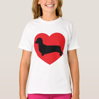 T-shirt Dessus de ruche d'amour de Doxie