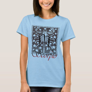 T-shirt Dessus de Scorpion de zodiaque