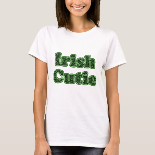 T-shirt Dessus de spaghetti de dames de Cutie d'Irlandais (Devant)