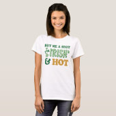 T-shirt Dessus de spaghetti de dames du jour de St Patrick (Devant entier)