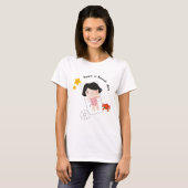 T-shirt Dessus de spaghetti de jour de plage (Devant entier)