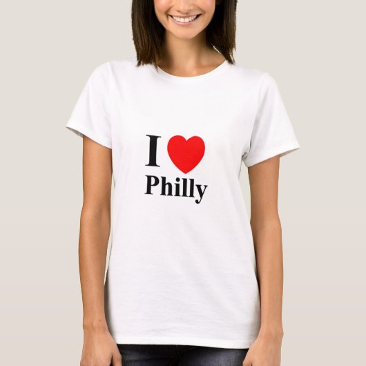 T-SHIRT DESSUS DE SPAGHETTI DE L'AMOUR PHILLY DE S I DE (Devant)