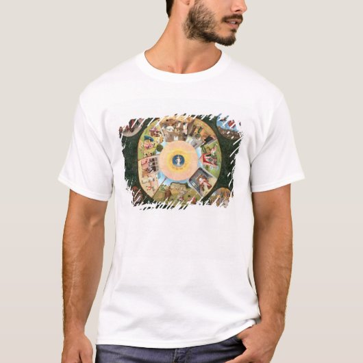 T-shirt Dessus de table des sept péchés mortels (Devant)
