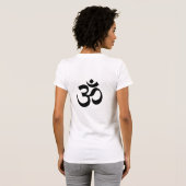 T-shirt Dessus d'ohm de yoga (Dos entier)