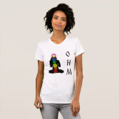 T-shirt Dessus d'ohm de yoga (Devant entier)