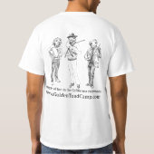 T-shirt Dessus d'or standard de camp de crapaud (Dos)