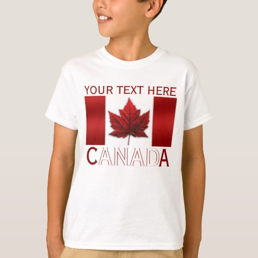 T-shirt Dessus du souvenir de l'enfant de drapeau du (Devant)