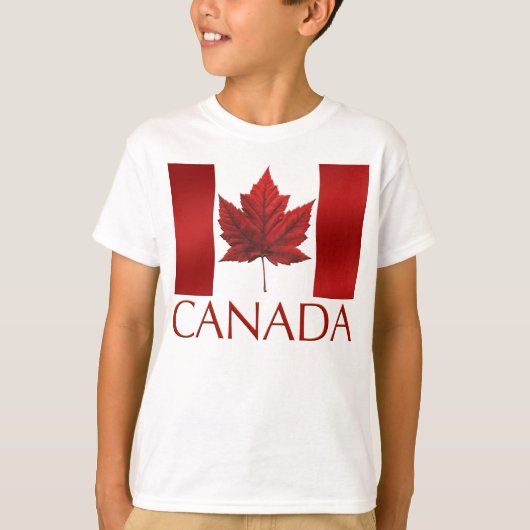 T-shirt Dessus du souvenir de l'enfant du Canada de la (Devant)