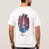 T-shirt Dessus figure de flamme de D.C.A. (Dos)