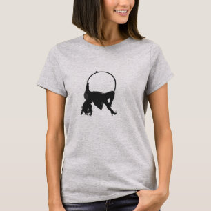 T-shirt Dessus lâche circulaire d'ajustement de cercle