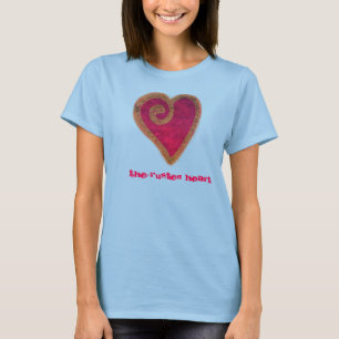 T-shirt Dessus rouillé du coeur de Tania