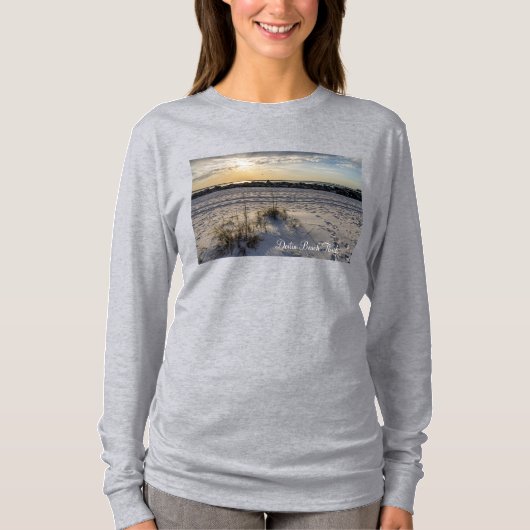 T-shirt Destin Beach Florida Jetty Suns Long Manche (Devant)