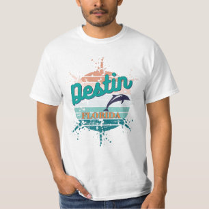 T-shirt Destin Florida Retro Vintage Sunset