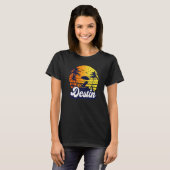 T-shirt Destin Florida Sunset Beach Retro Premium (Devant entier)