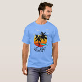 T-SHIRT DESTINATION TROPICALE DE KEY WEST LA FLORIDE (Devant entier)