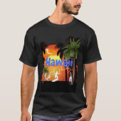T-shirt Destination vacances Hawaï (Devant)