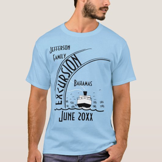 T-shirt Destination vintage Famille Réunion (Devant)